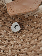 Braided Round Handbag - The Nicole - Tayan Dress Co.