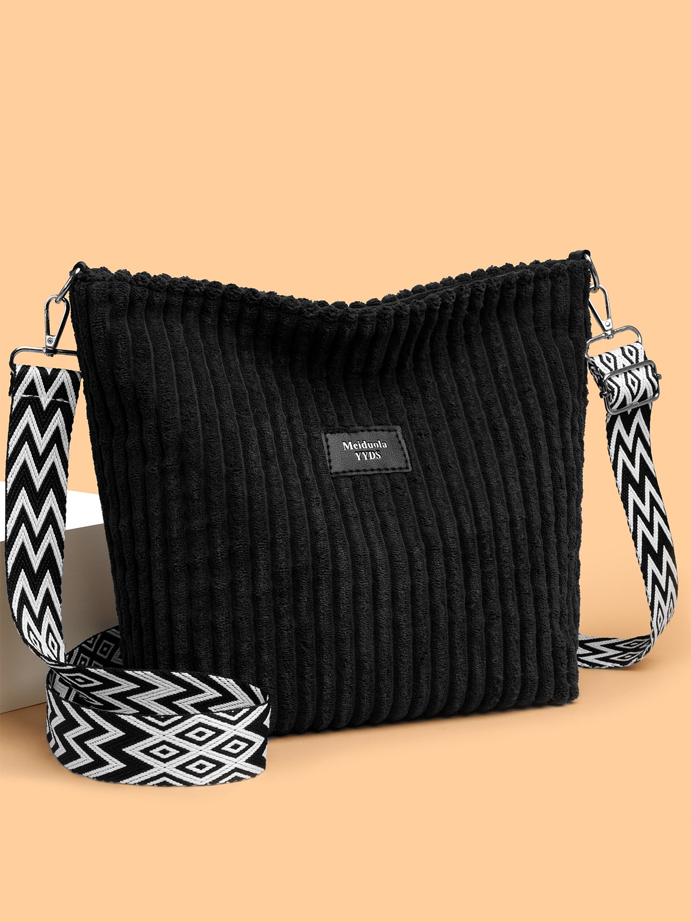 Corduroy Solid Color Crossbody with Removable Strap - TNT Dress Co.