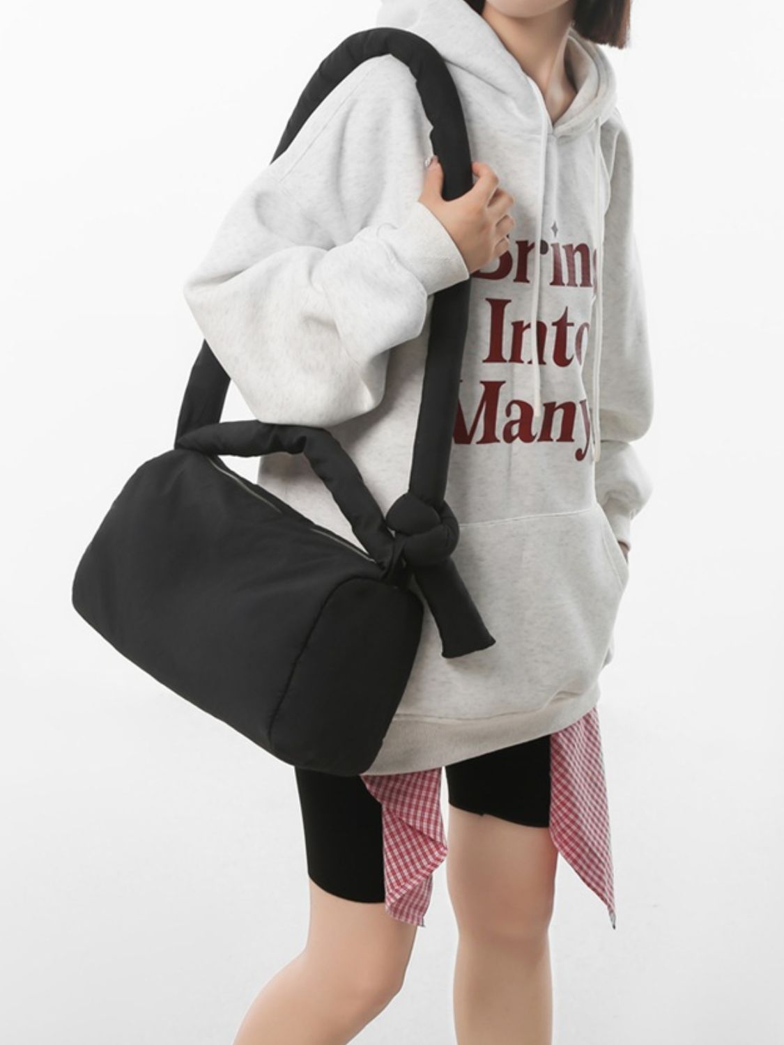 Puffy Nylon Medium Shoulder Bag - TNT Dress Co.