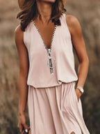 Maxi Dress with Side Slit - The Nicole - Tayan Dress Co.