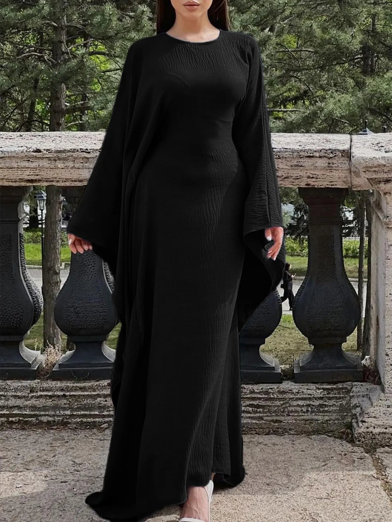 Maxi Dress with Sleeves - The Nicole - Tayan Dress Co.