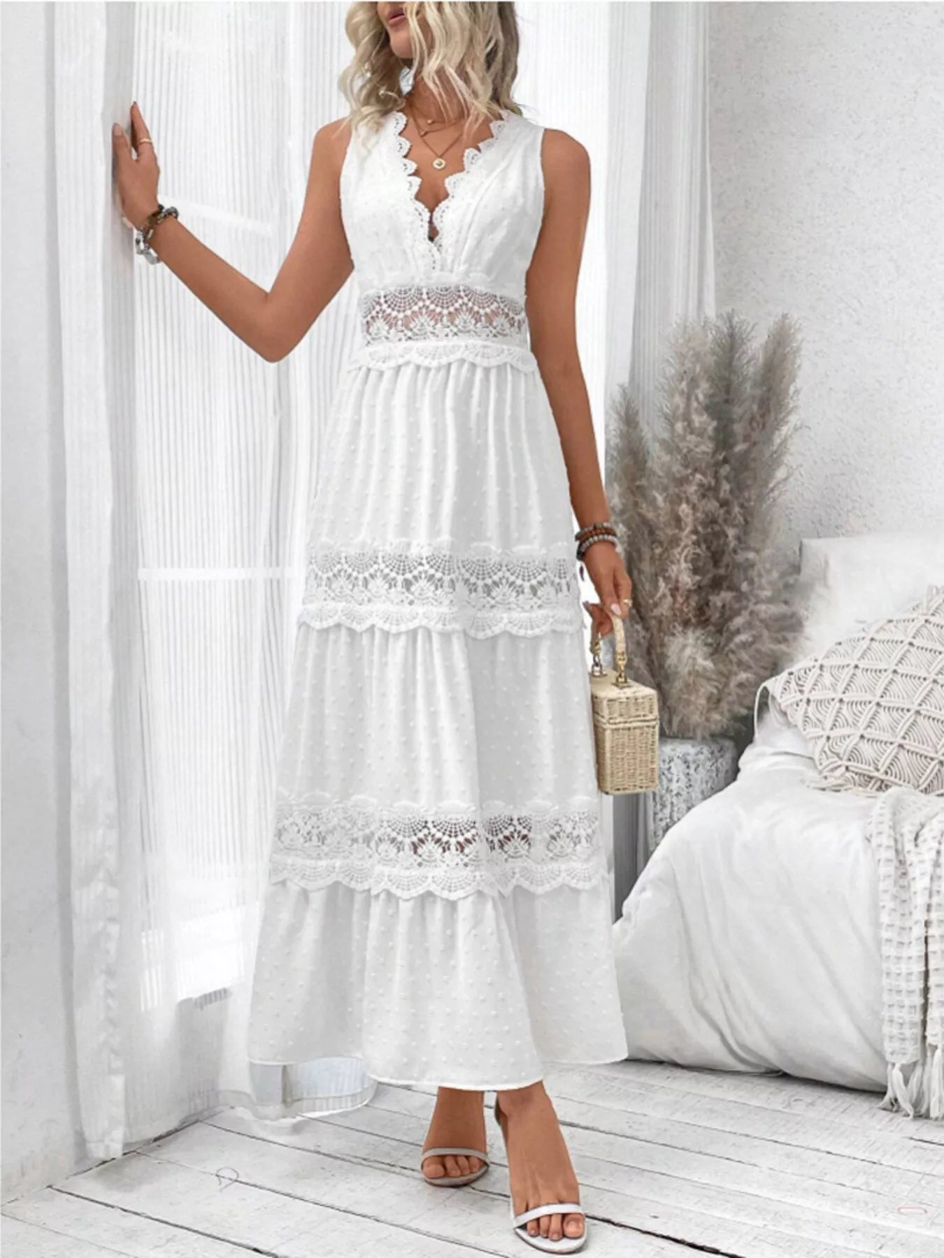 Sleeveless Tiered Dress - The Nicole - Tayan Dress Co.