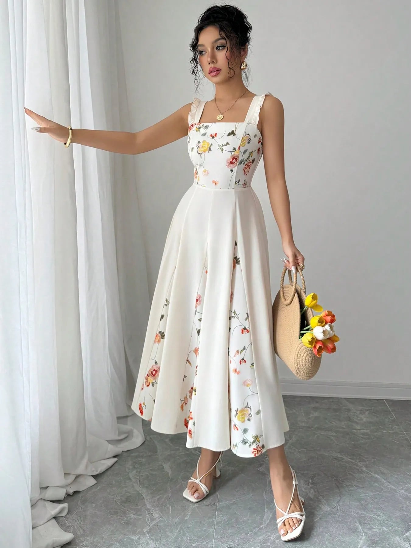 Long Midi Dress - The Nicole - Tayan Dress Co.