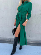 Long Sleeve Shirt Dress - The Nicole - Tayan Dress Co.