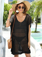 Crochet Knit Cover Up Dress - The Nicole - Tayan Dress Co.