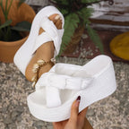 Platform Wedge Sandals - The Nicole - Tayan Dress Co.