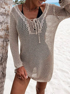 Long Sleeve Knit Cover Up - The Nicole - Tayan Dress Co.