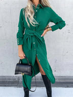 Long Sleeve Shirt Dress - The Nicole - Tayan Dress Co.
