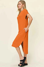 Round Neck Short Sleeve Dress