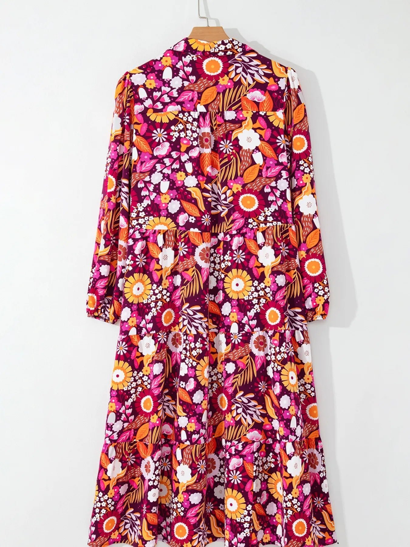 Long Sleeve Midi Dress with Pockets - The Nicole - Tayan Dress Co.