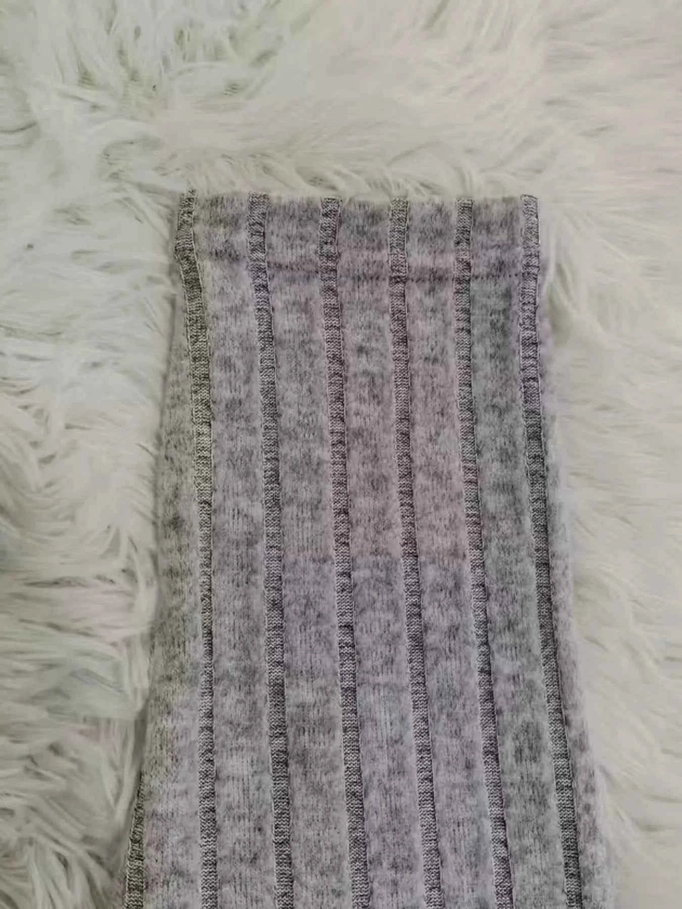 Ribbed Knit Mock Neck Long Sleeve Mini Dress