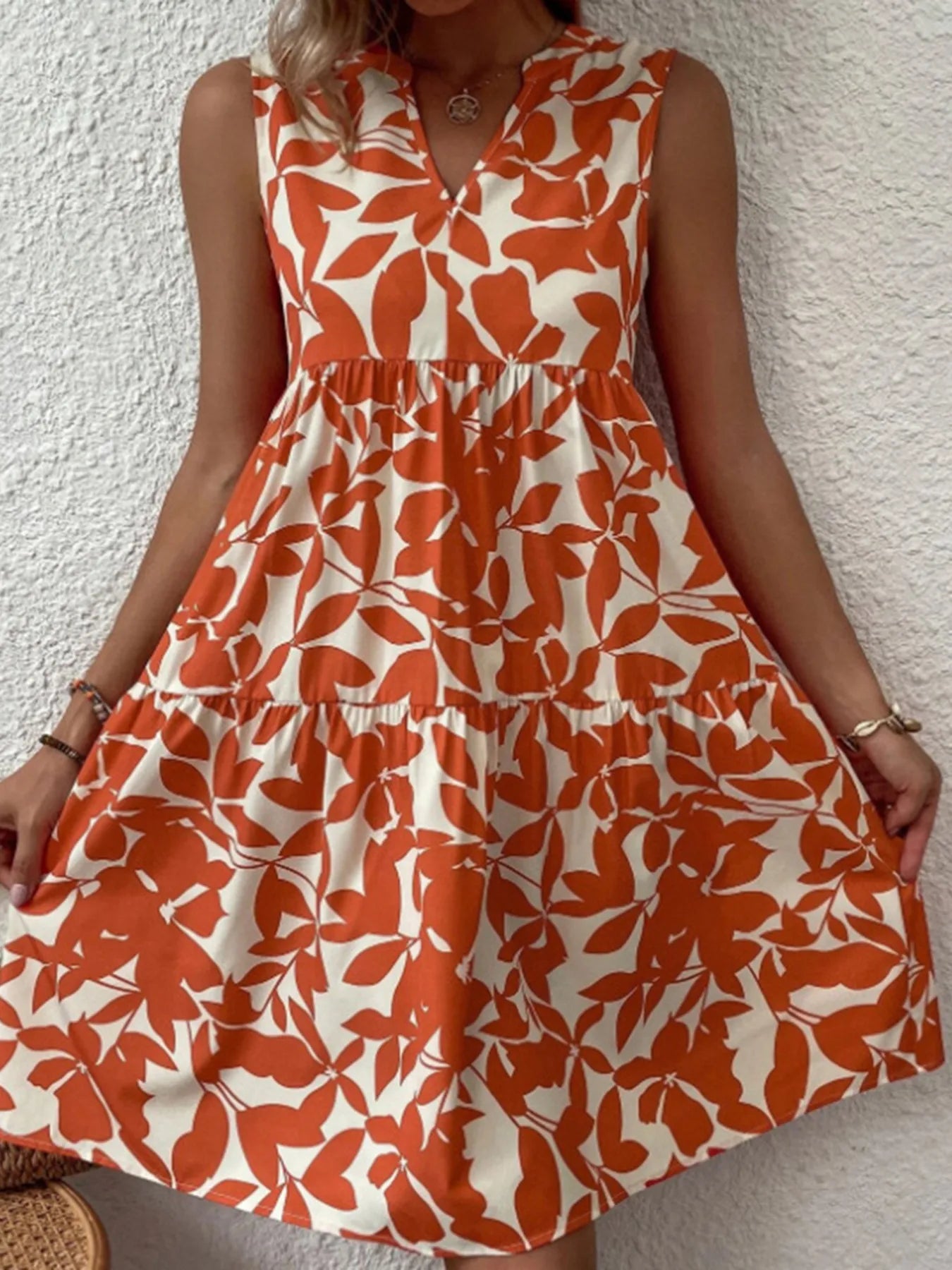 V - Neck Sleeveless Dress - The Nicole - Tayan Dress Co.