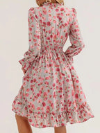 Long Sleeve Ruffle Dress - The Nicole - Tayan Dress Co.