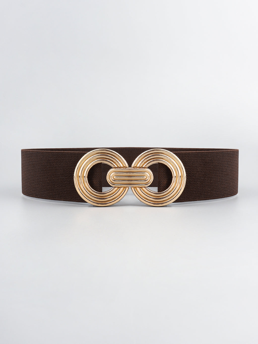 Geometric Buckle Elastic Wide Belt - TNT Dress Co.