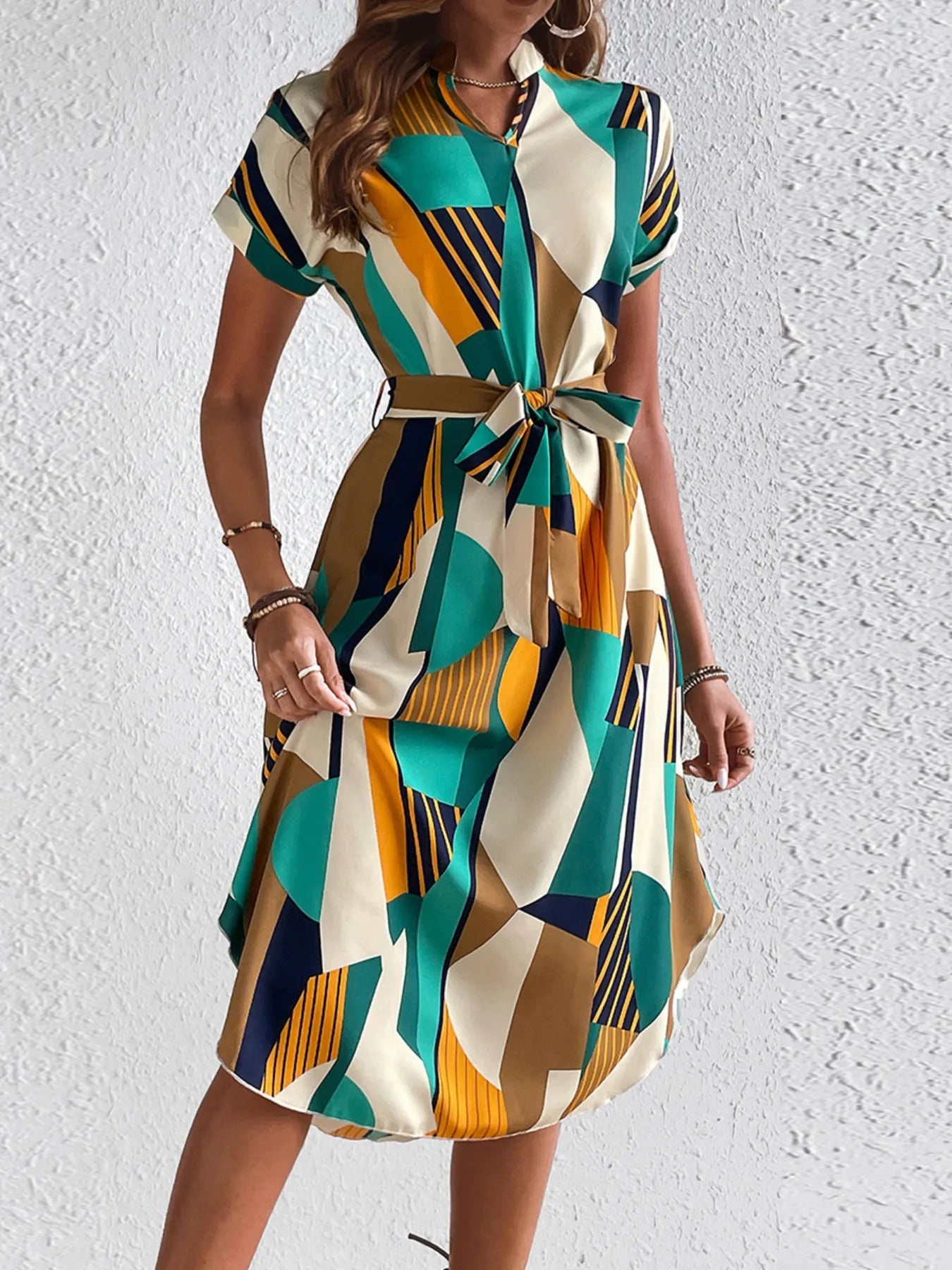 Short Sleeve Dress - The Nicole - Tayan Dress Co.