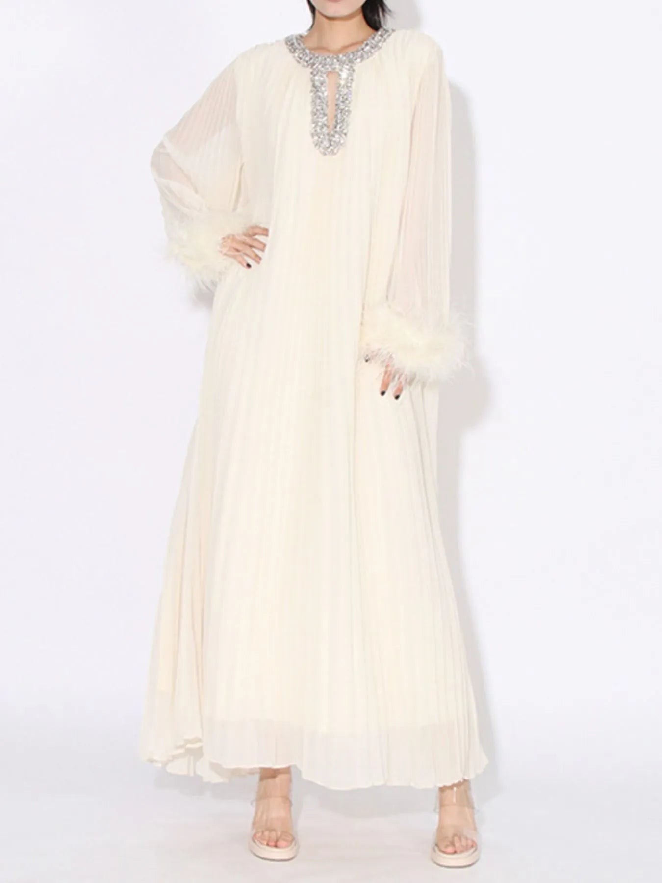 Long Sleeve Maxi Dress - The Nicole - Tayan Dress Co.
