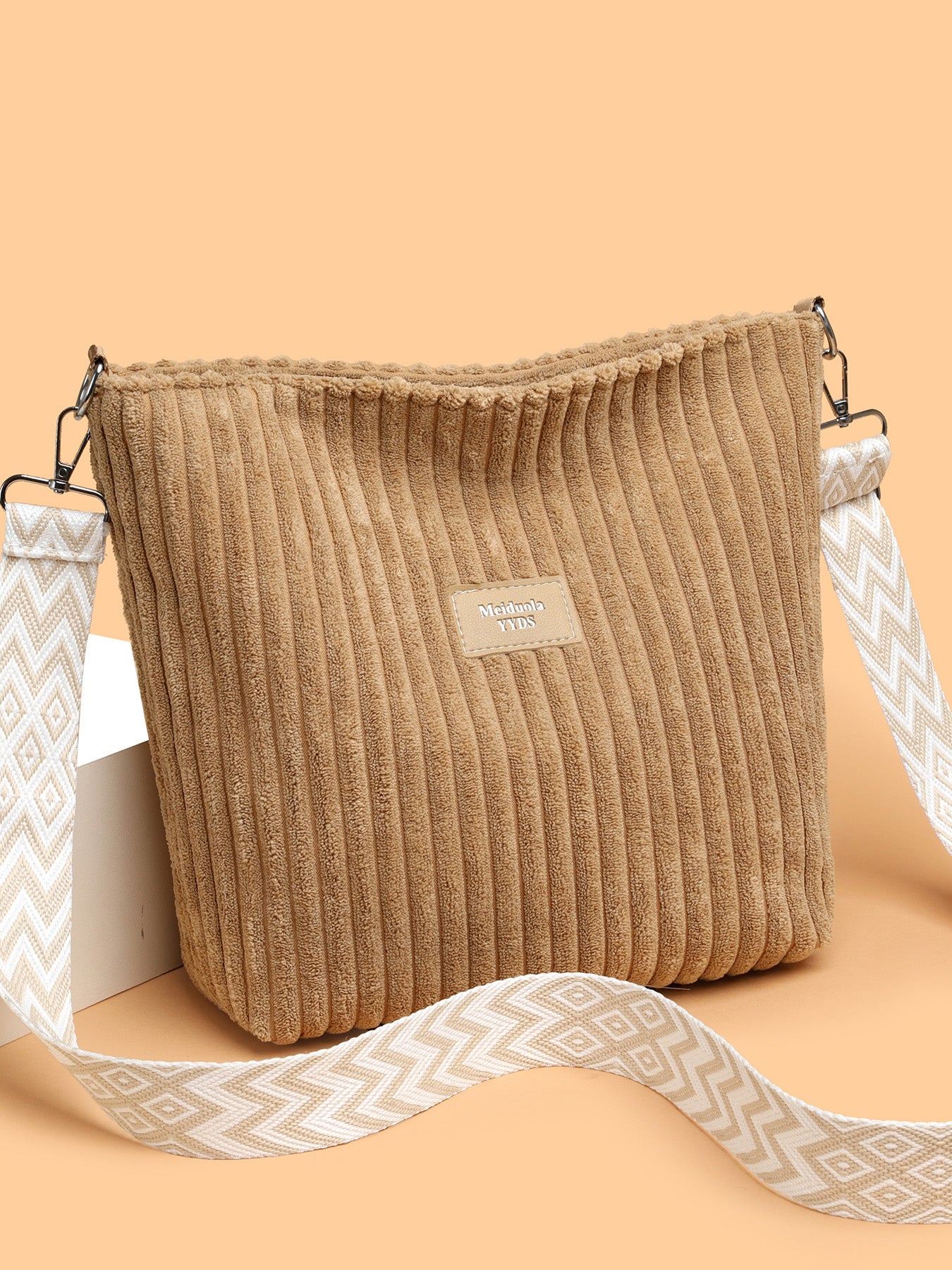 Corduroy Solid Color Crossbody with Removable Strap - TNT Dress Co.