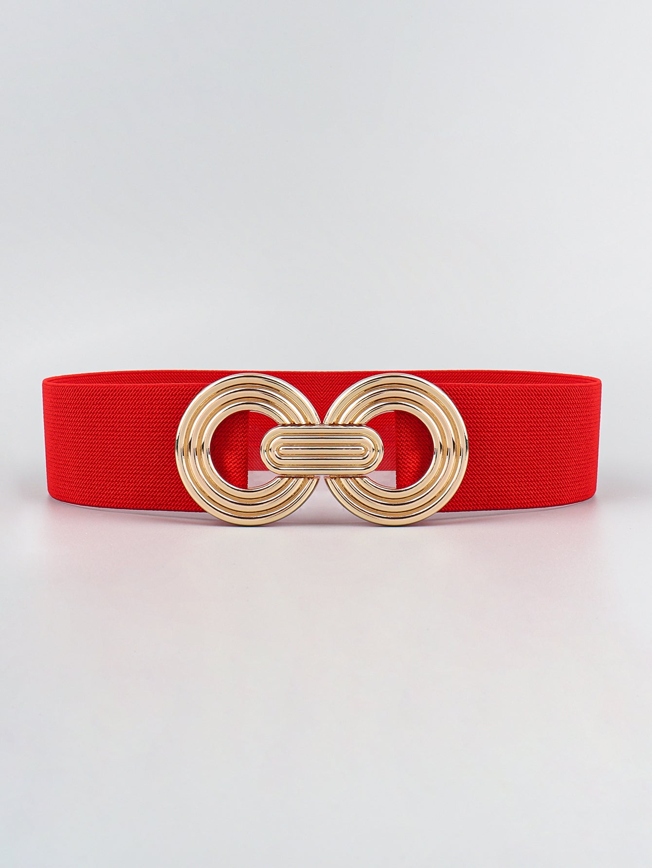 Geometric Buckle Elastic Wide Belt - TNT Trends 