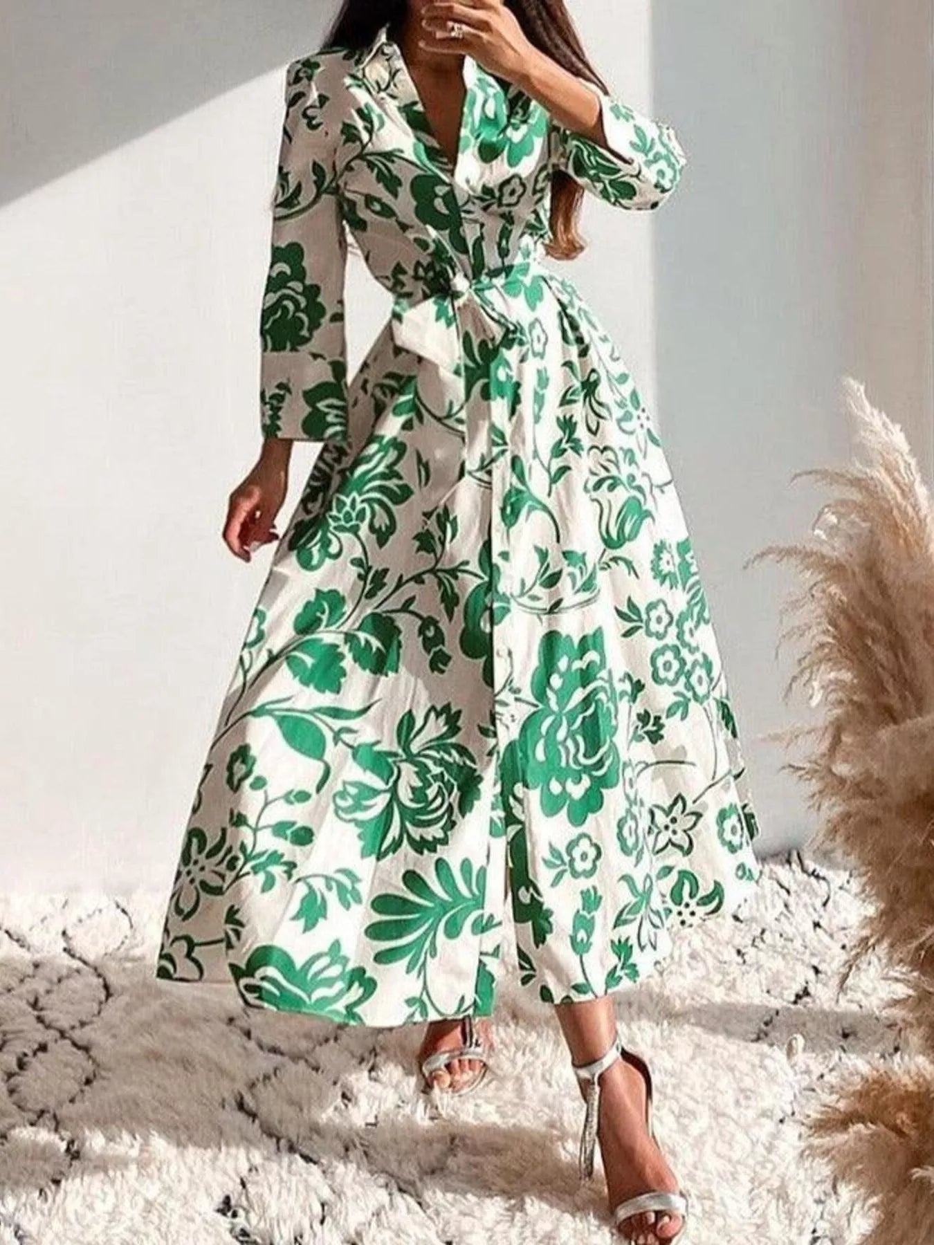 Tie Waist Shirt Dress - The Nicole - Tayan Dress Co.