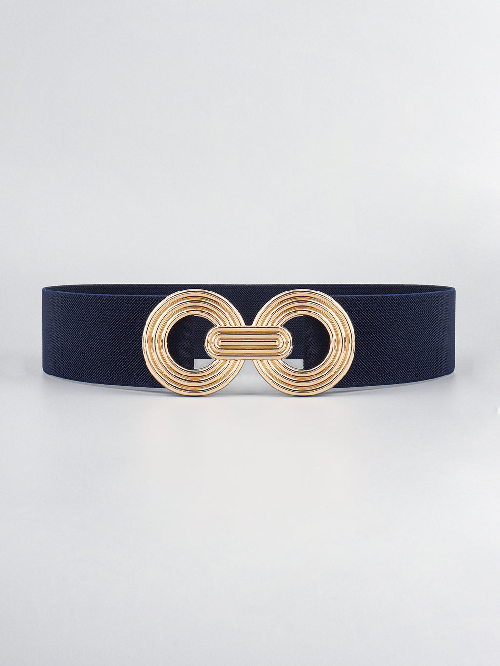 Geometric Buckle Elastic Wide Belt - TNT Dress Co.