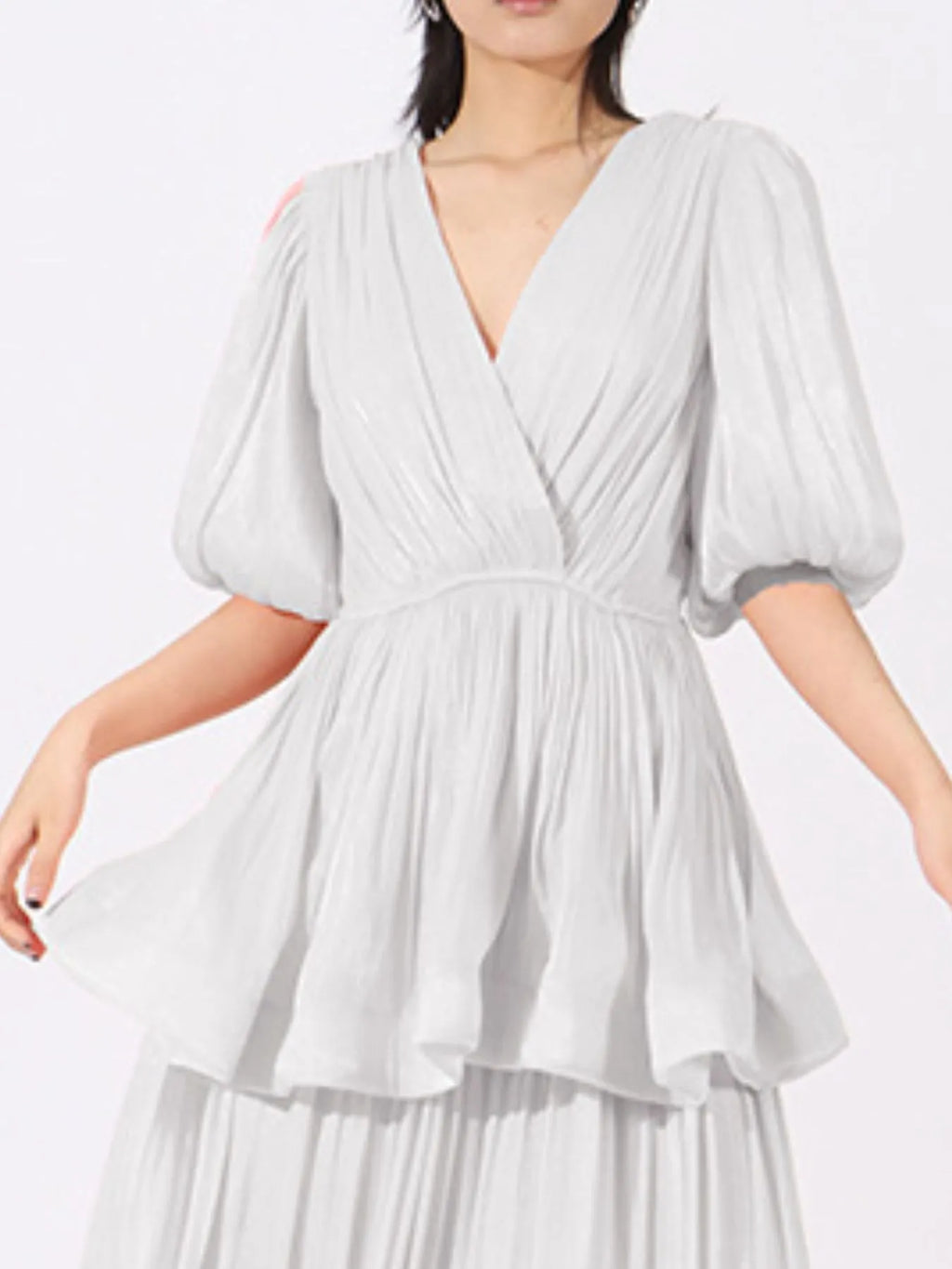 Mid Sleeve Maxi Dress - The Nicole - Tayan Dress Co.