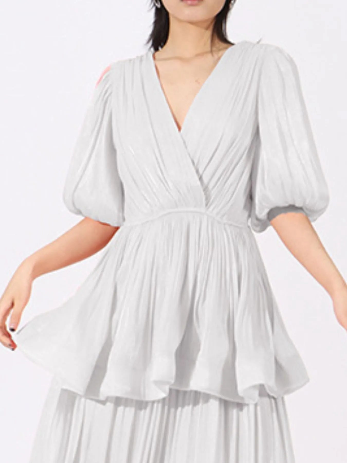 Mid Sleeve Maxi Dress - The Nicole - Tayan Dress Co.