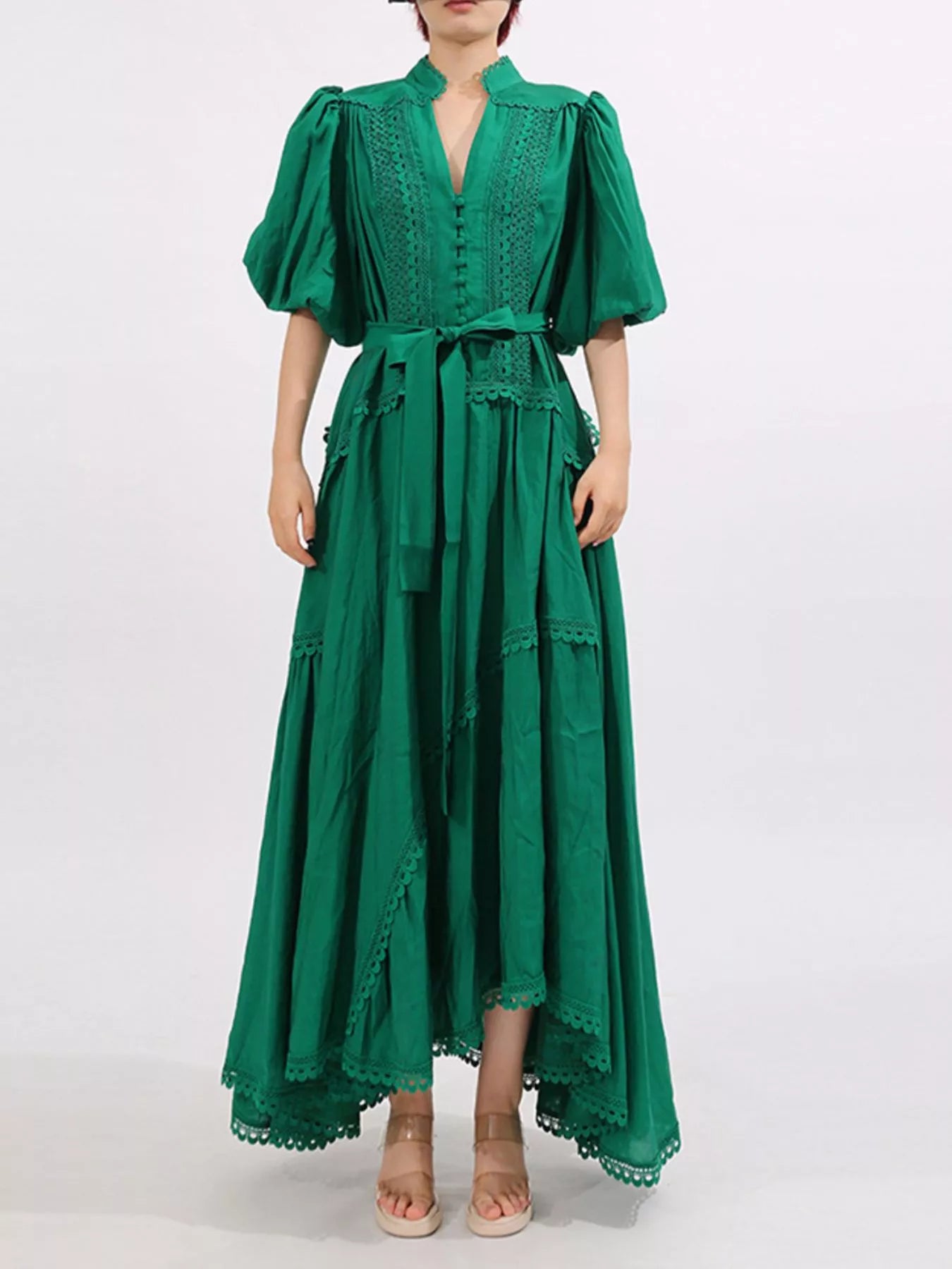 Mid Sleeve Maxi Dress - The Nicole - Tayan Dress Co.