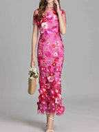 Floral Embroidered Dress