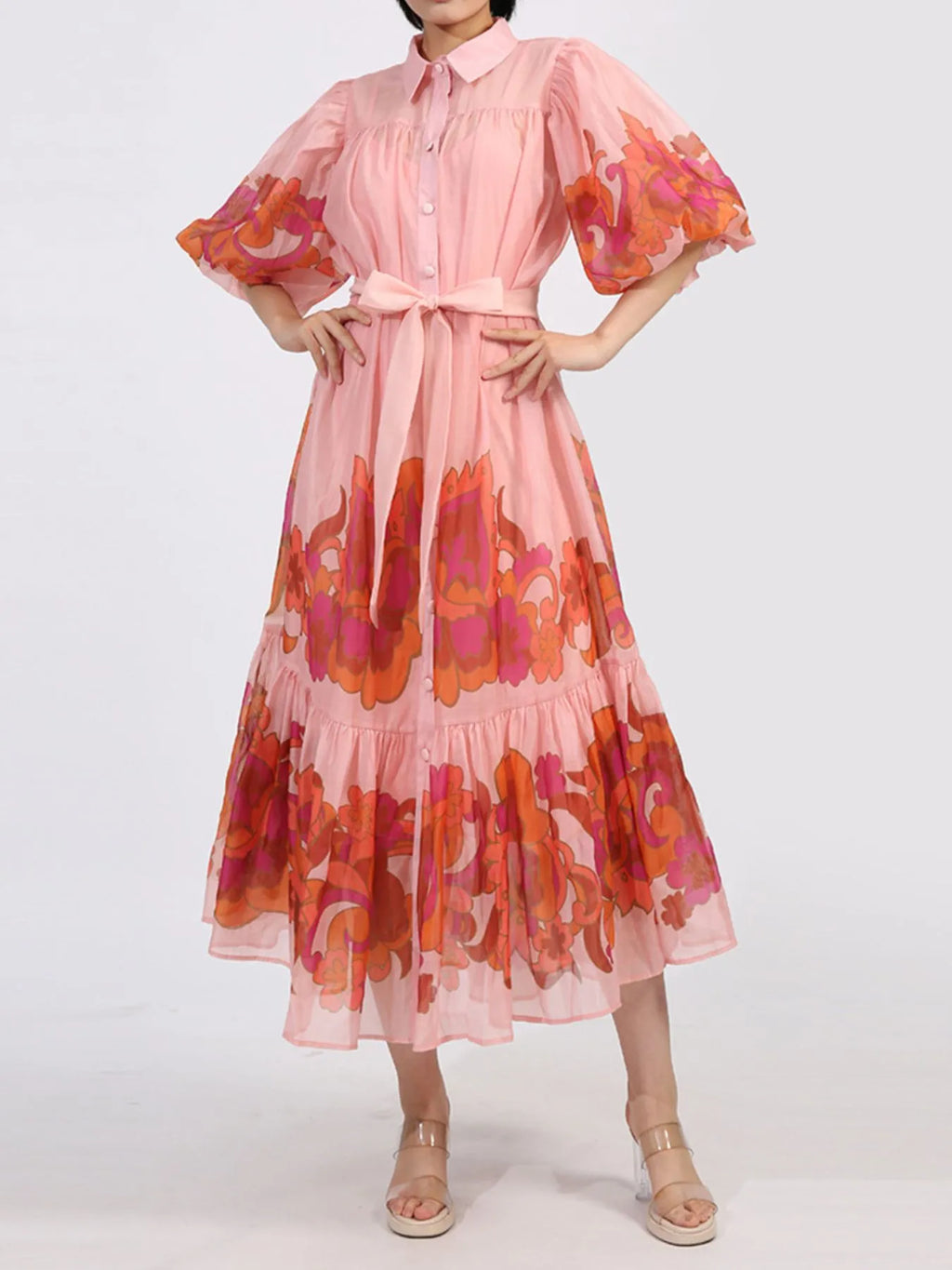 Mid Sleeve Dress - The Nicole - Tayan Dress Co.