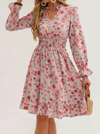 Long Sleeve Ruffle Dress - The Nicole - Tayan Dress Co.