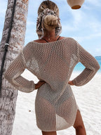 Long Sleeve Knit Cover Up - The Nicole - Tayan Dress Co.
