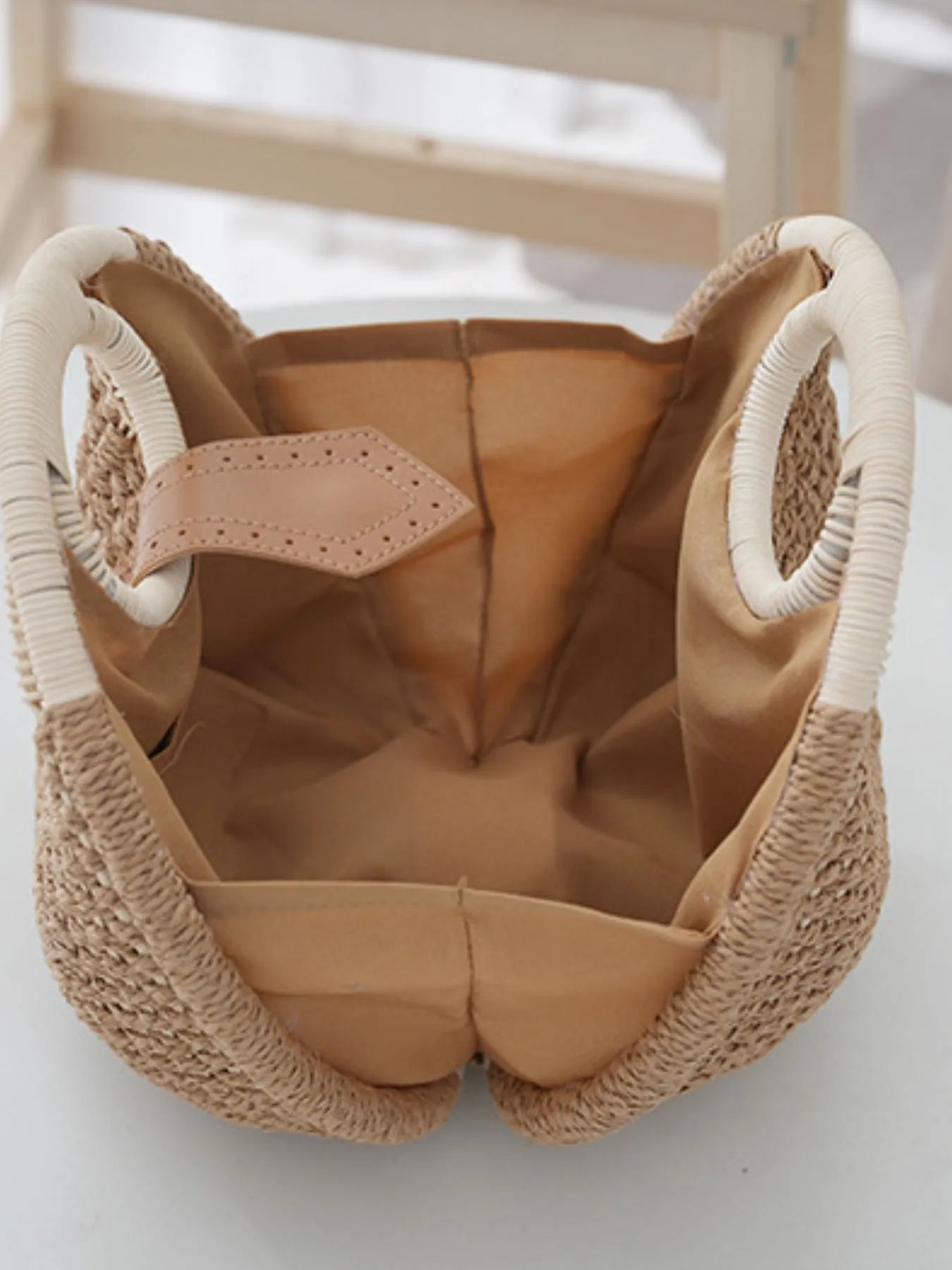 Braided Round Handbag - The Nicole - Tayan Dress Co.