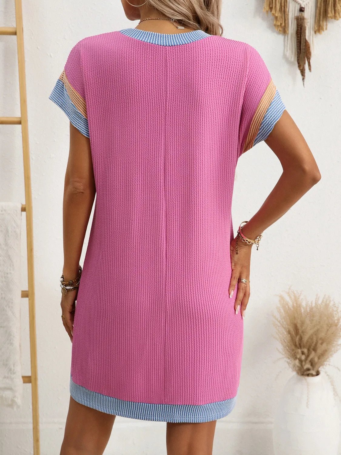 Short Sleeve Mini Dress - The Nicole - Tayan Dress Co.