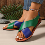 Crisscross Strap Sandals - The Nicole - Tayan Dress Co.
