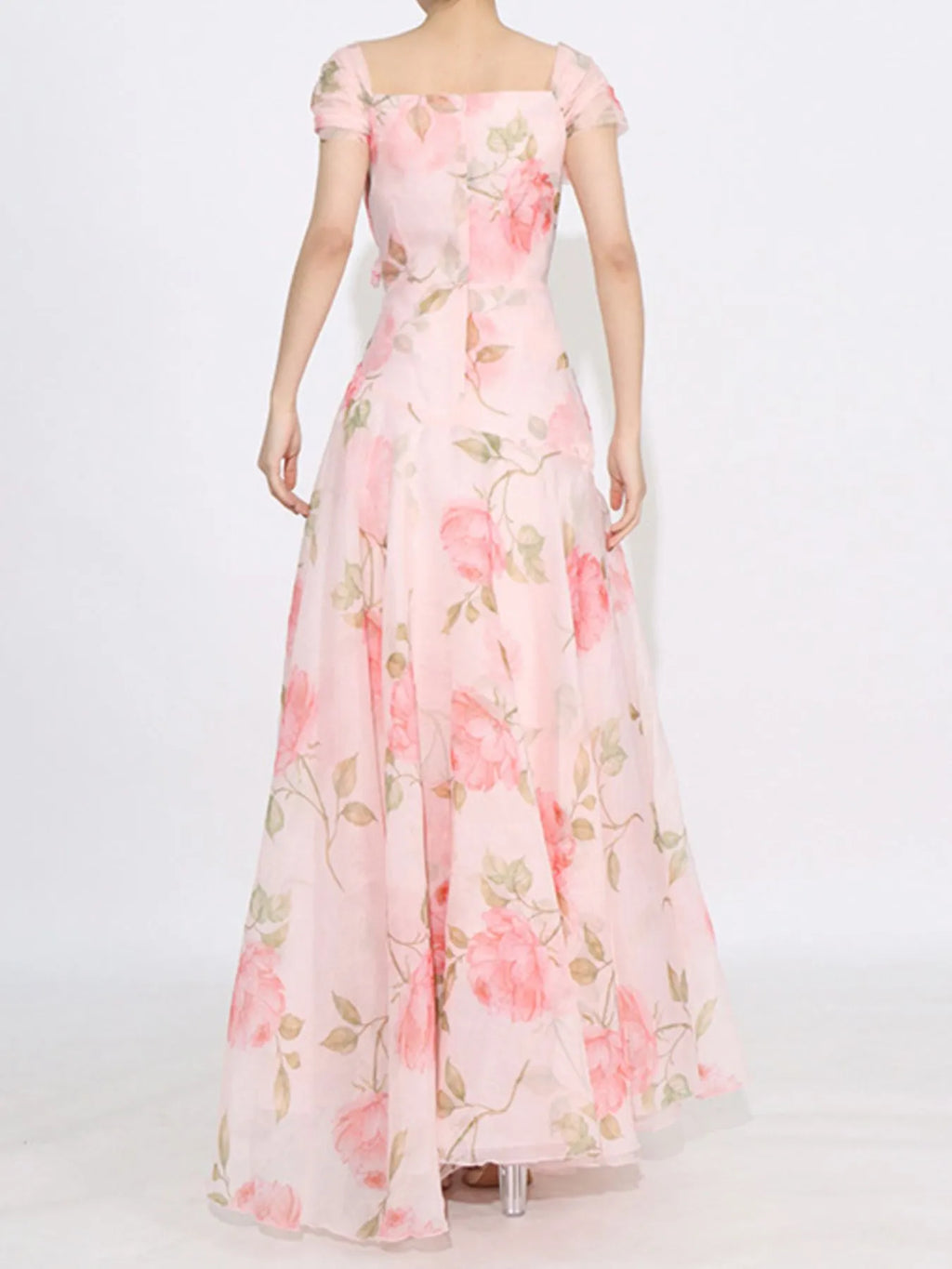 Short Sleeve Maxi Dress - The Nicole - Tayan Dress Co.