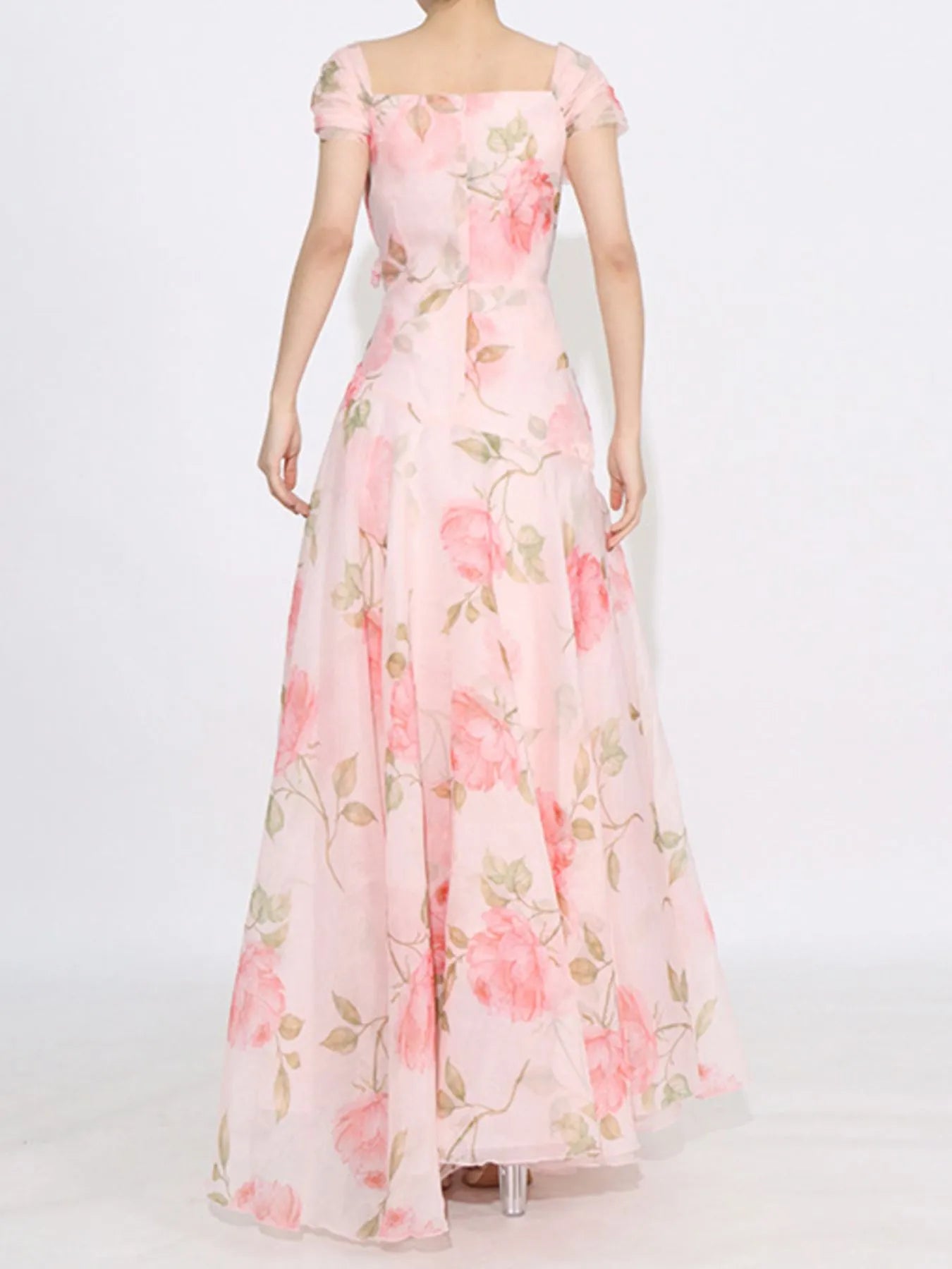 Short Sleeve Maxi Dress - The Nicole - Tayan Dress Co.
