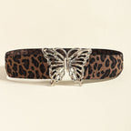 Butterfly Design Alloy Buckle Elastic Waist Belt - TNT Dress Co.