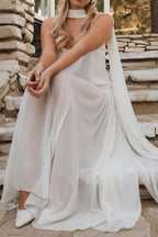Adjustable Strap Maxi Cami Dress with Scarf - TNT Dress Co.