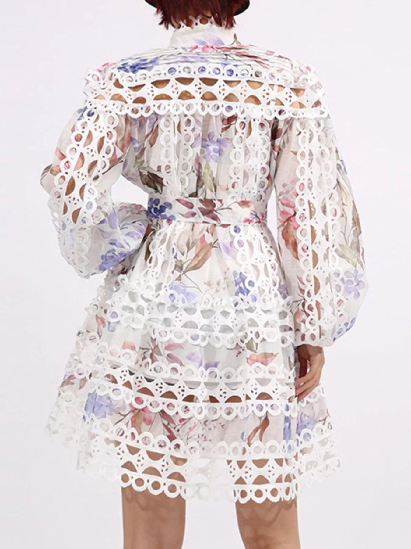 Mini Dress with Balloon Sleeves - The Nicole - Tayan Dress Co.