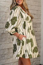 Tie Neck Sleeve Dress - The Nicole - Tayan Dress Co.
