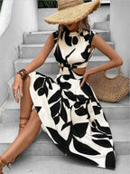 Printed Sleeveless Dress