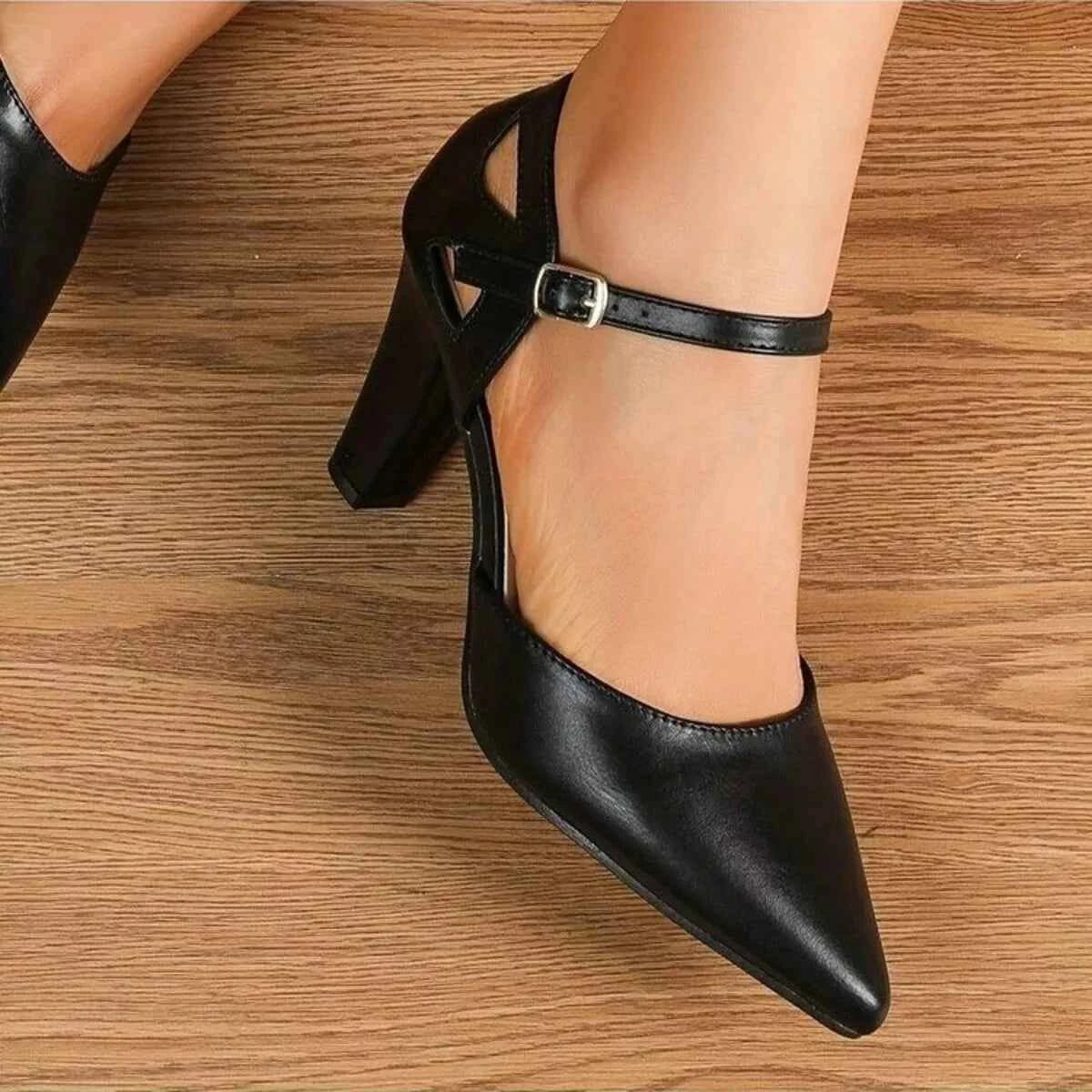 Block Heel Pumps