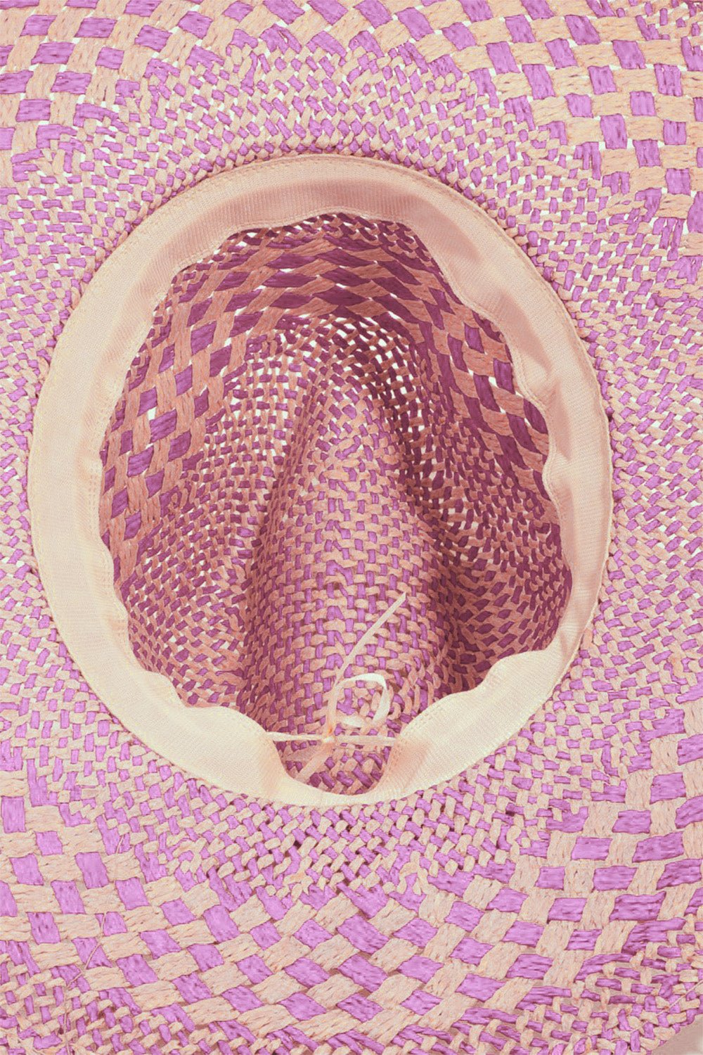 Checkered Woven Straw Sun Hat - TNT Dress Co.