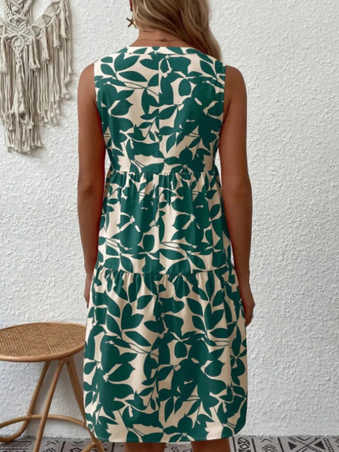 V - Neck Sleeveless Dress - The Nicole - Tayan Dress Co.