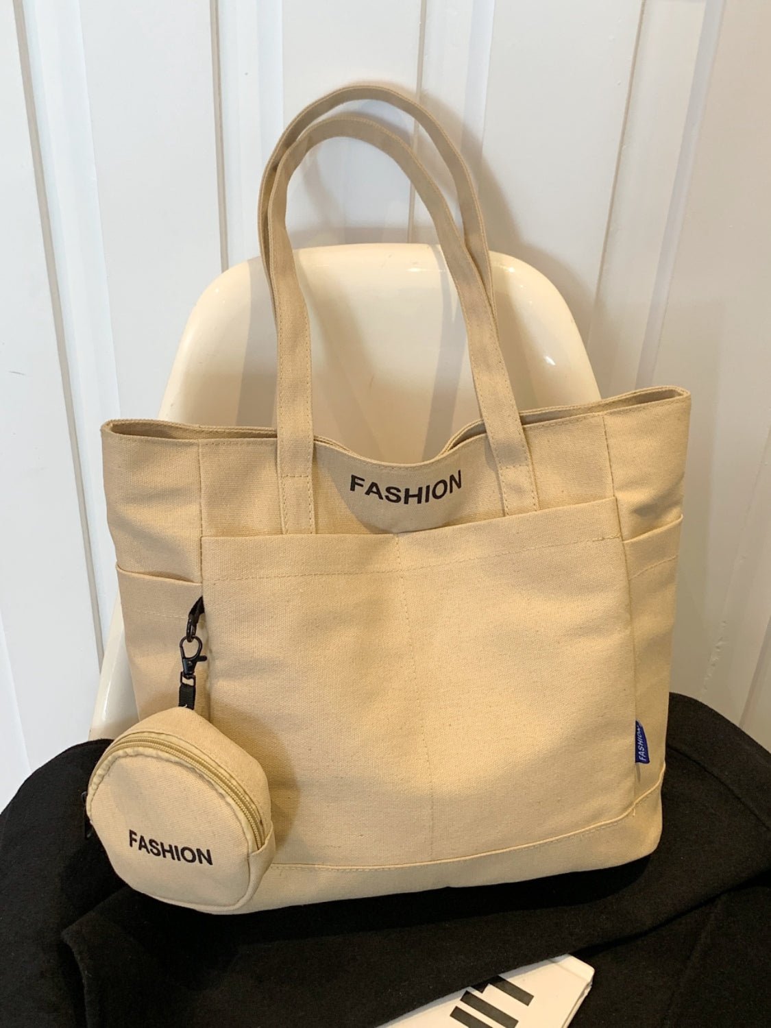 Canvas Tote Bag with Pouch - TNT Dress Co.