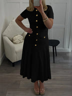Knit Short Sleeve Dress - The Nicole - Tayan Dress Co.