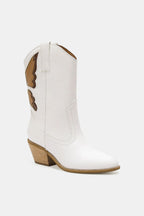 Fashion Butterfly Cutout Pointed Toe Boots - TNT Dress Co.