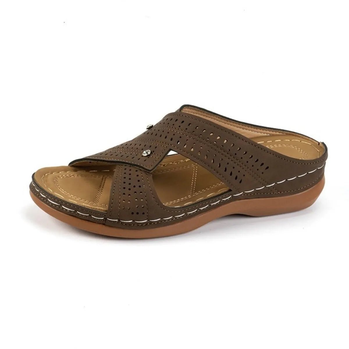 Open Toe Wedge Sandals - The Nicole - Tayan Dress Co.