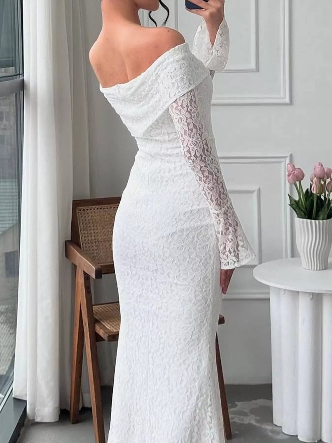 Off - Shoulder Maxi Dress - The Nicole - Tayan Dress Co.
