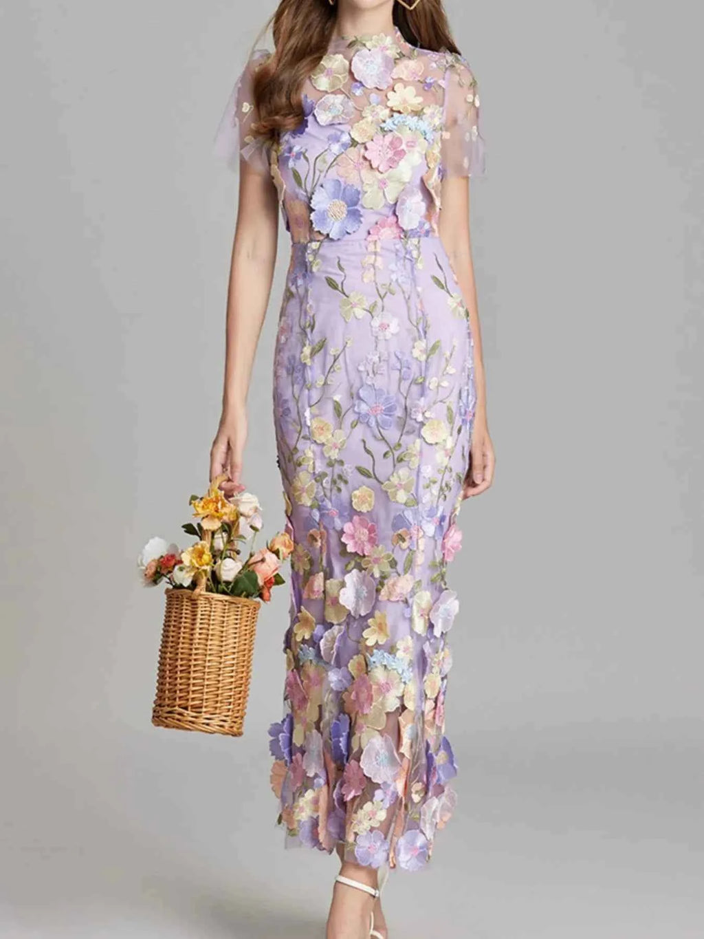 Floral Embroidered Dress